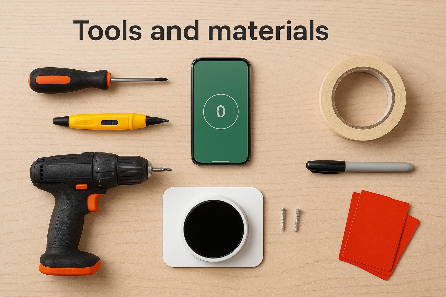 Tools and materials